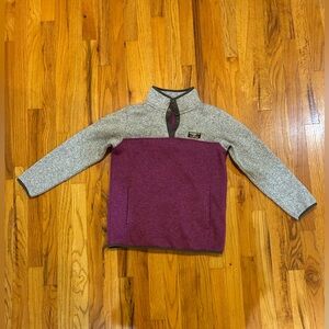 LL Bean pullover fleece